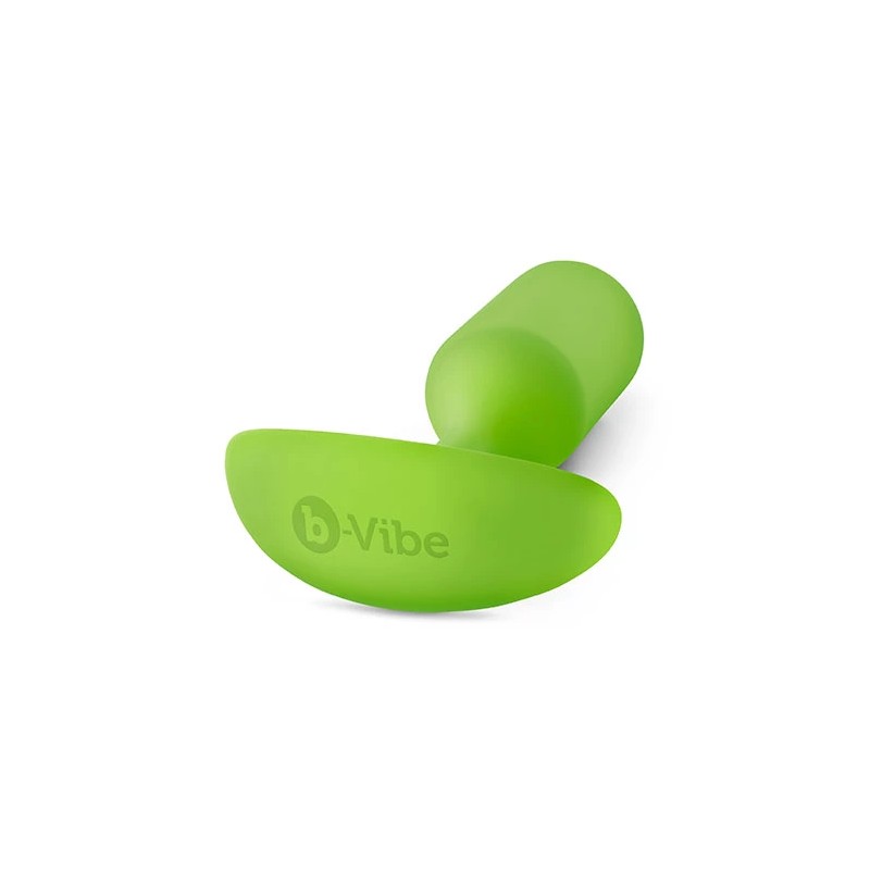 Plug analny - B-Vibe Snug Plug 3 Lime